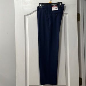Van Heusen boys husky flat front navy dress pants